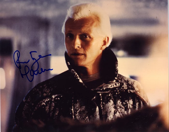 Rutger Hauer autograph