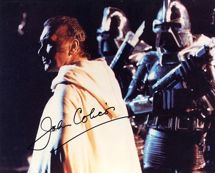 John Colicos autograph
