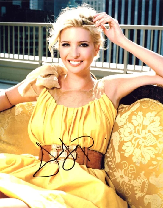 Ivanka Trump autograph