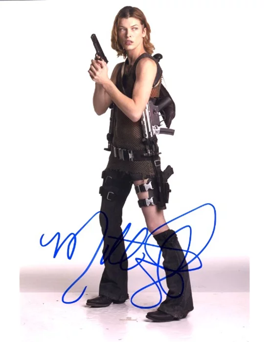 Milla Jovovich autograph