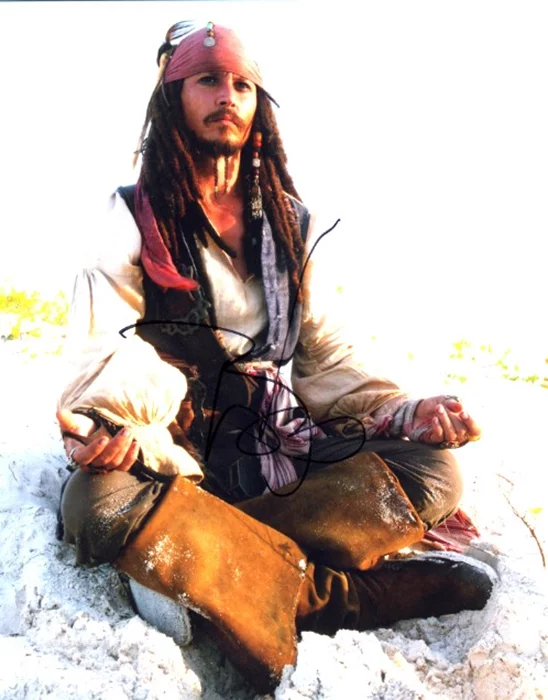 Johnny Depp autograph