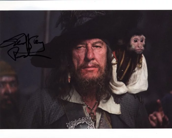 Geoffrey Rush autograph