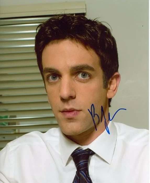 B.J. Novak autograph