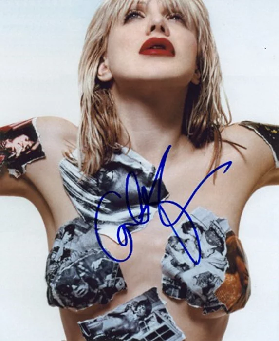 Courtney Love autograph