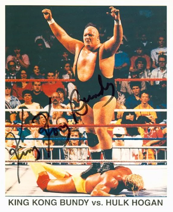 King Kong Bundy autograph