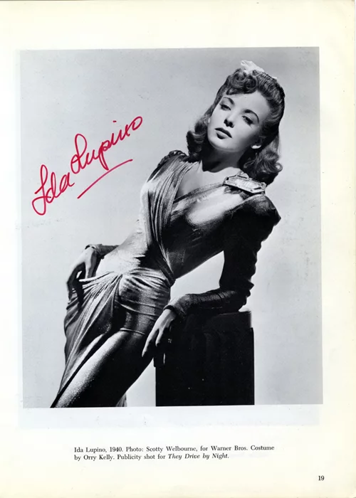 Ida Lupino autograph