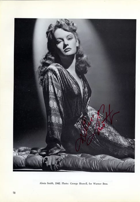 Alexis Smith autograph
