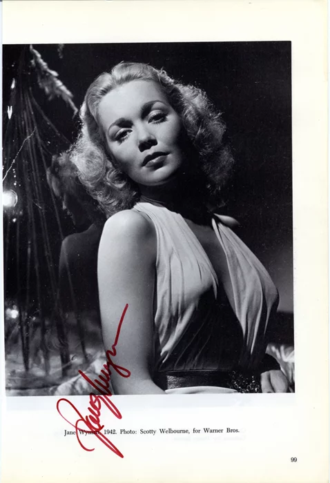 Jane Wyman autograph