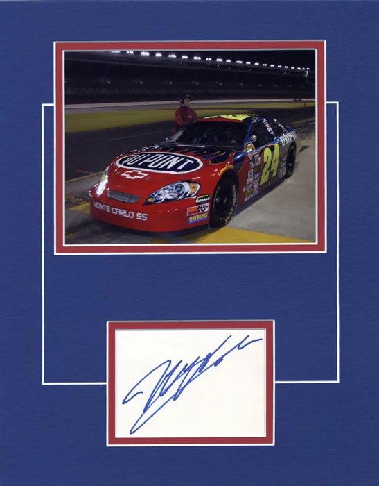 Jeff Gordon autograph