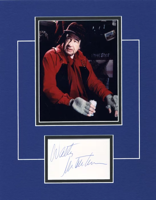 Walter Matthau autograph