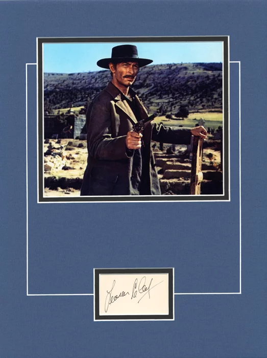 Lee Van Cleef autograph