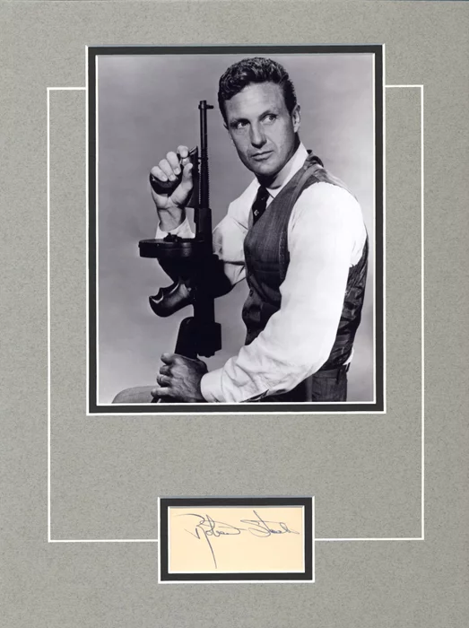 Robert Stack autograph