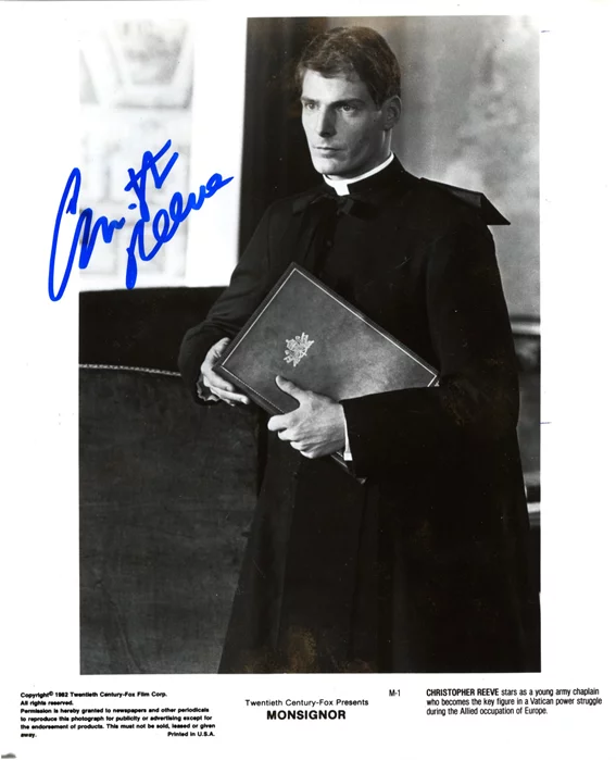 Christopher Reeve autograph