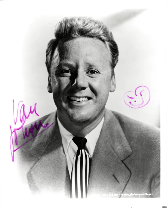 Van Johnson autograph
