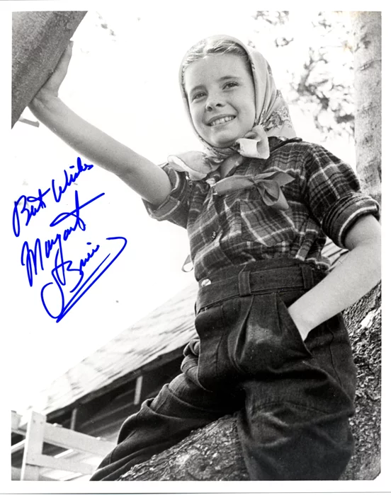 Margaret O'Brien autograph