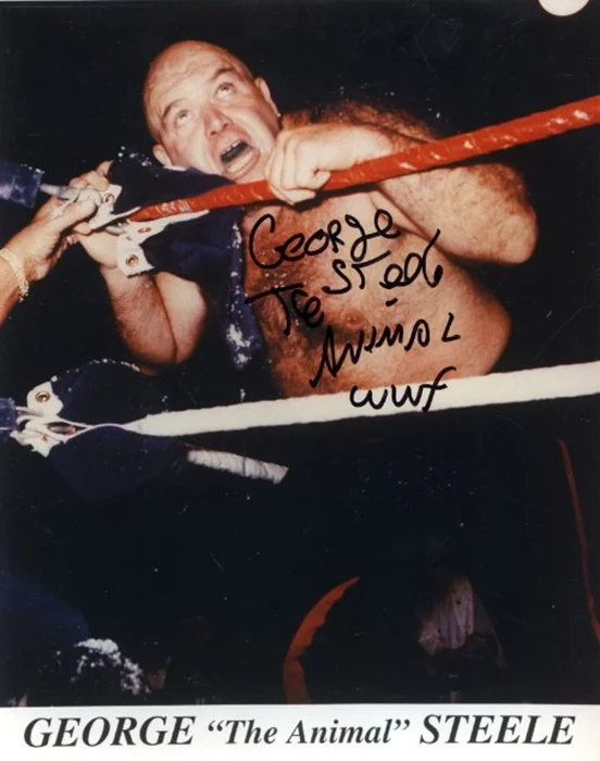 George Steele autograph