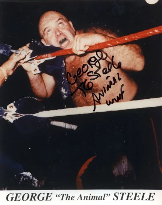 George Steele autograph
