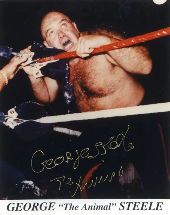 George Steele autograph