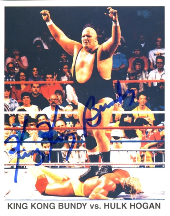 King Kong Bundy autograph