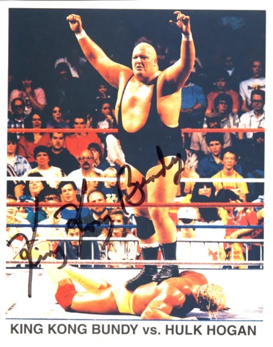 King Kong Bundy autograph