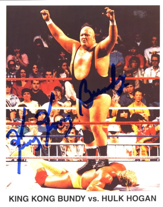 King Kong Bundy autograph