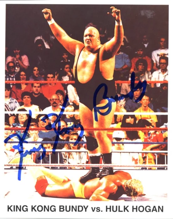 King Kong Bundy autograph