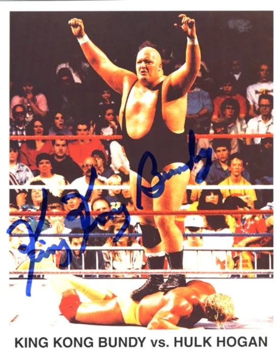 King Kong Bundy autograph