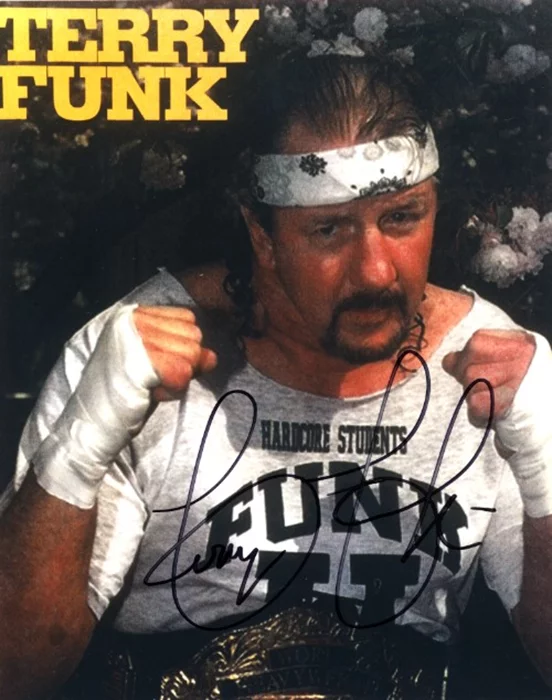 Terry Funk autograph