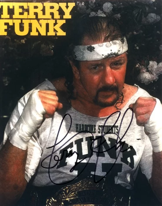 Terry Funk autograph
