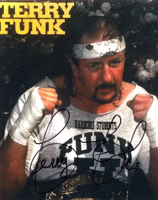 Terry Funk autograph
