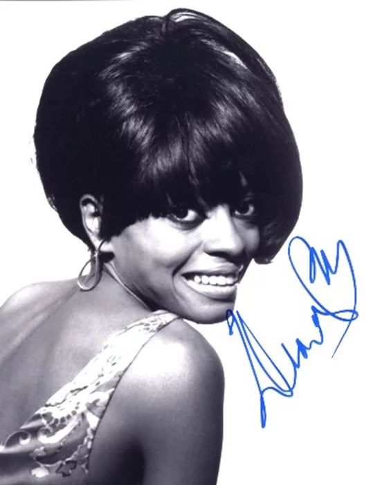 Diana Ross autograph