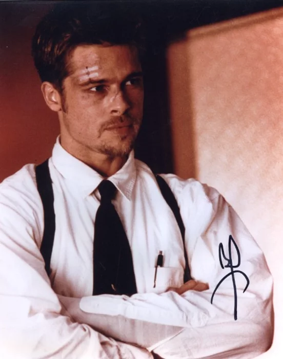 Brad Pitt autograph