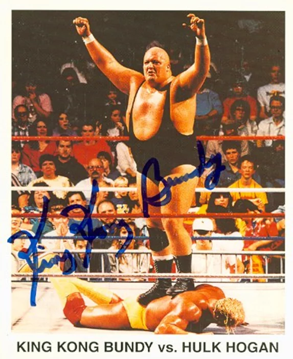 King Kong Bundy autograph