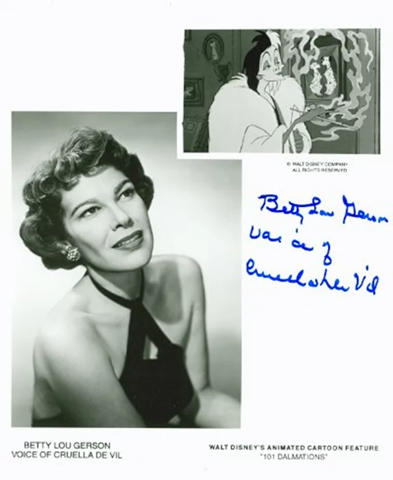 Betty Lou Gerson autograph