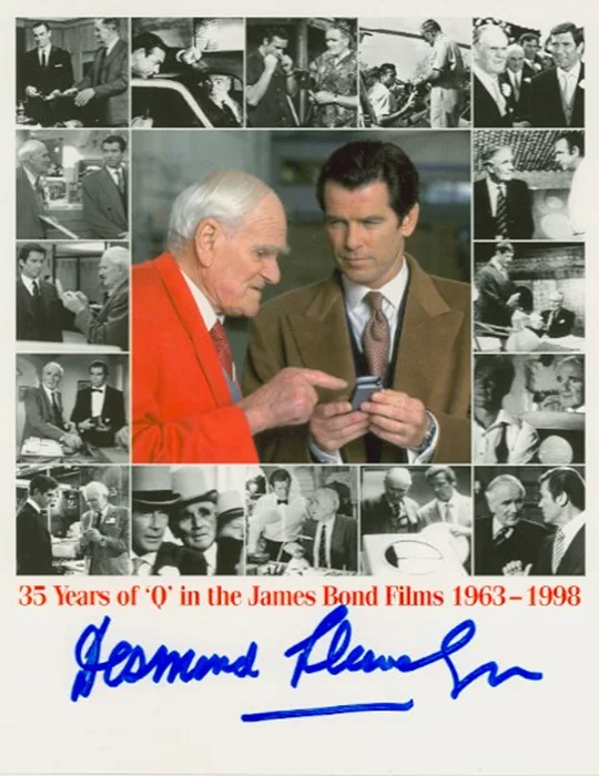 Desmond Llewelyn autograph