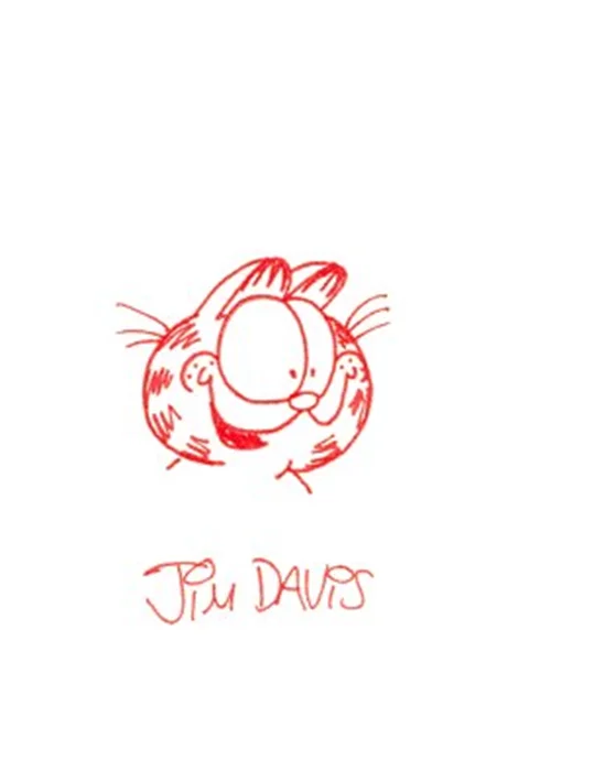 Jim Davis autograph