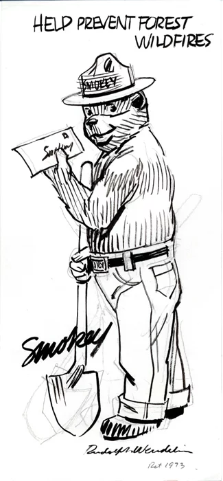 Rudolph Wendelin autograph