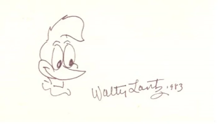 Walter Lantz autograph