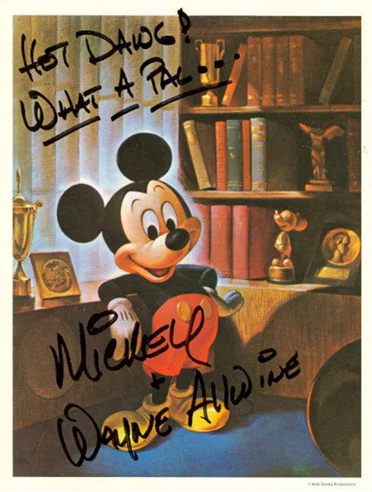 Wayne Allwine autograph