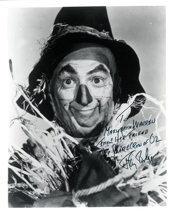 Ray Bolger autograph