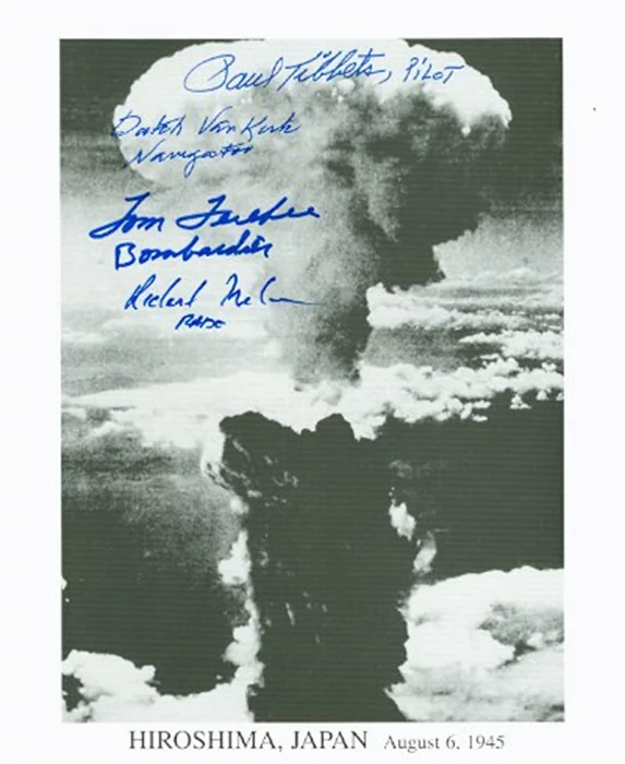 Enola Gay autograph