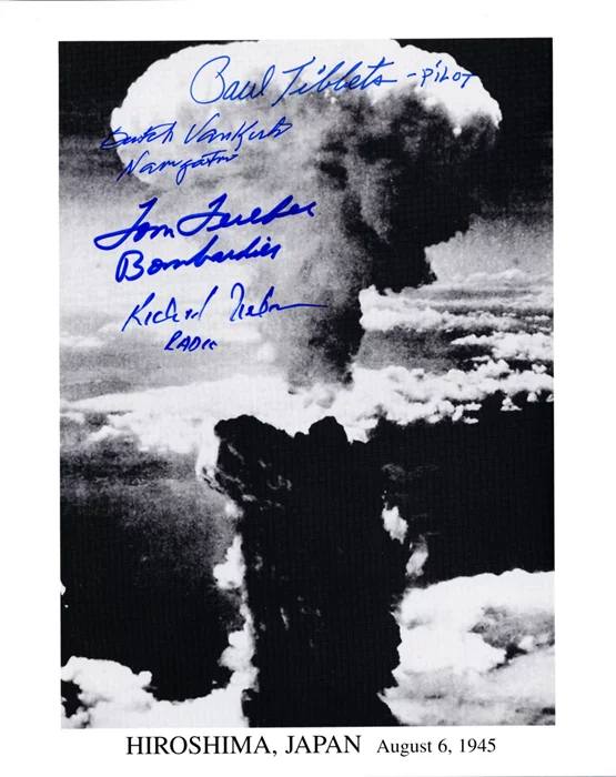 Enola Gay autograph