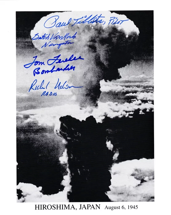 Enola Gay autograph