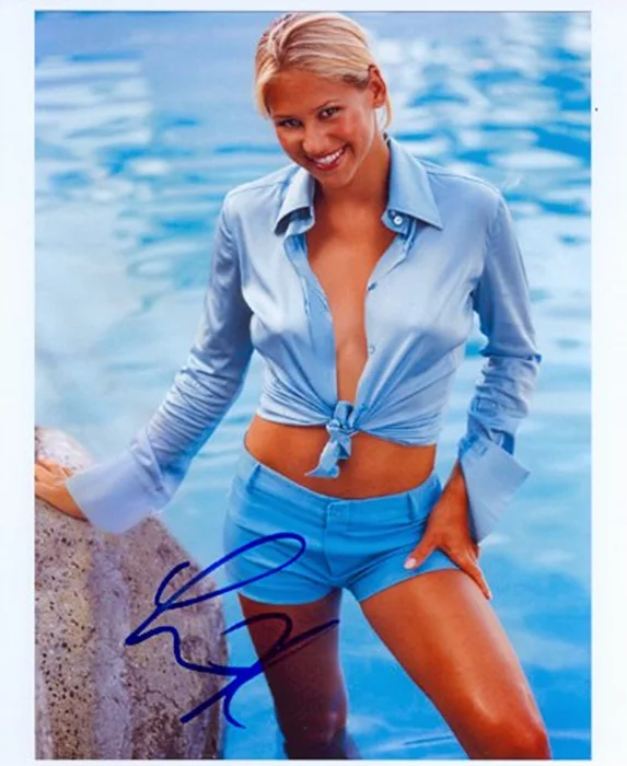 Anna Kournikova autograph