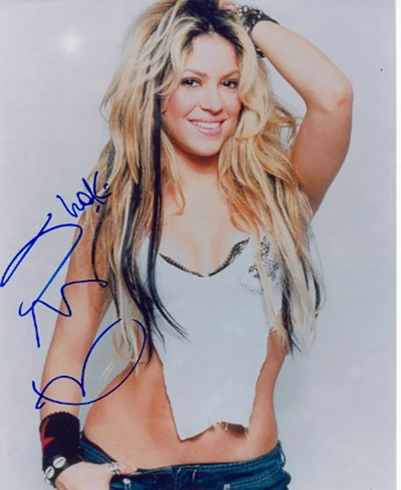 Shakira autograph