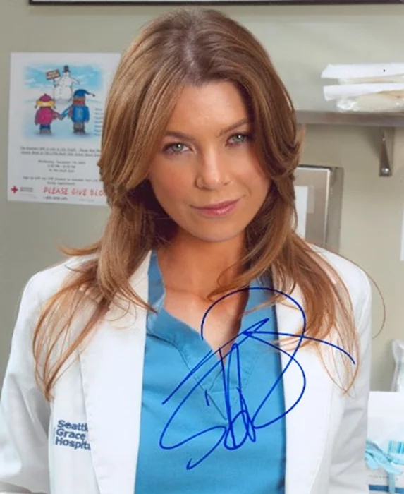 Ellen Pompeo autograph