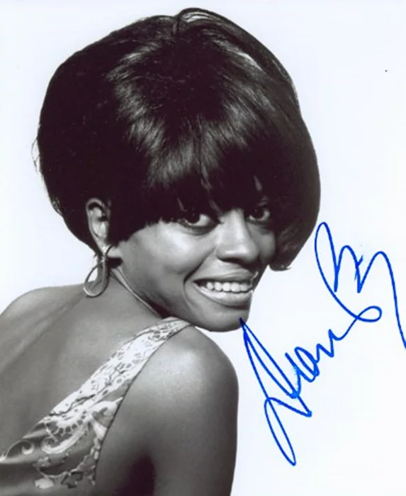 Diana Ross autograph