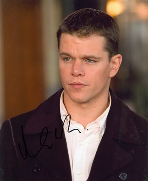 Matt Damon autograph