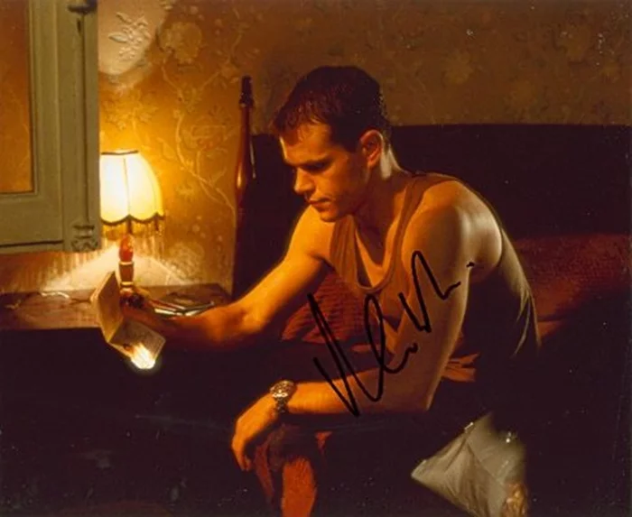 Matt Damon autograph