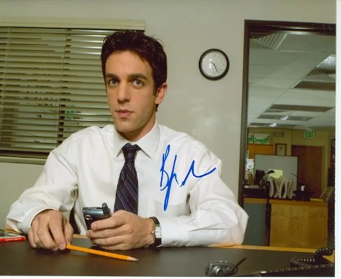 B.J. Novak autograph